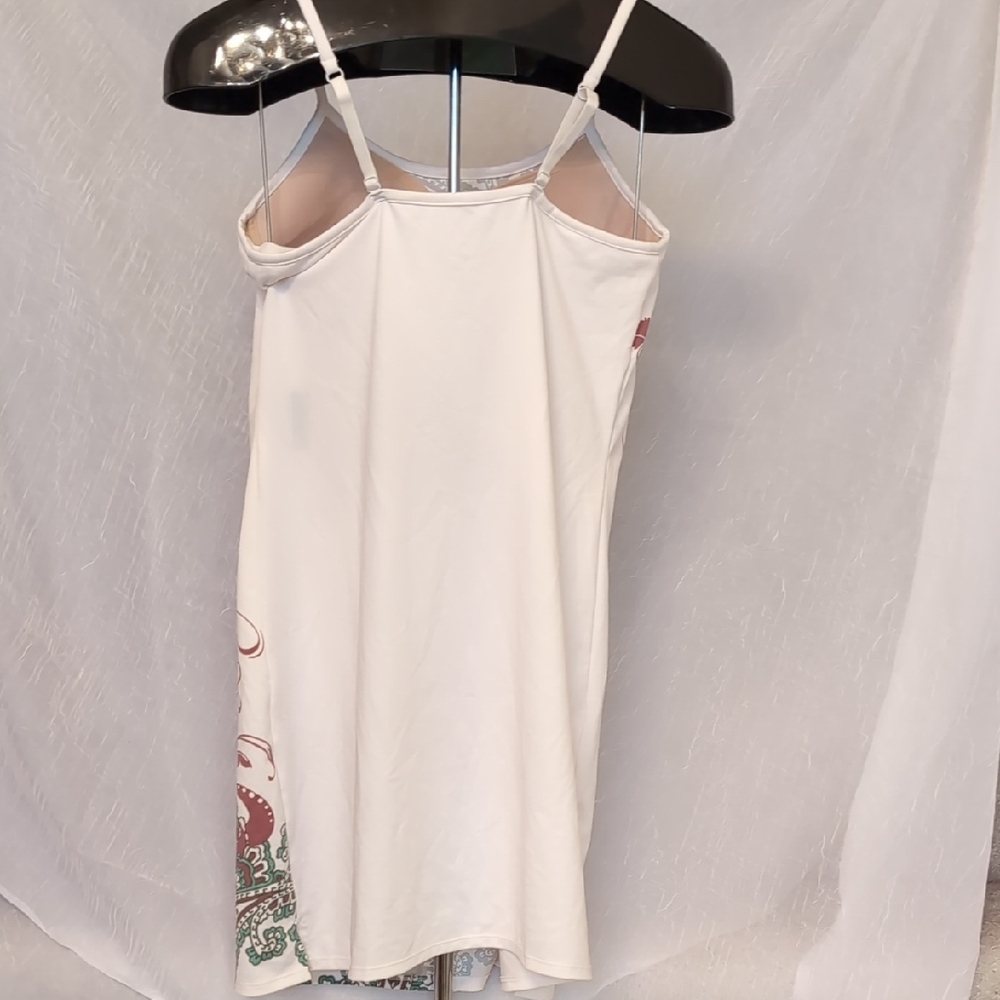 Athleta White Sundress Sleeveless Spaghetti Strap - Picture 3 of 6